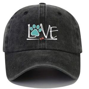 Dog lover baseball cap, NWT